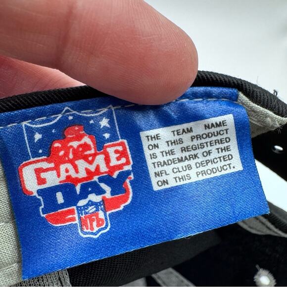 NFL GameDay Raiders Football Adjustable Snapback Trucker Cap Hat - Picture 7 of 7